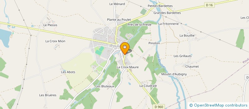 localisation de l'entreprise ASS FAMILIALE RURALE POULAINES à POULAINES