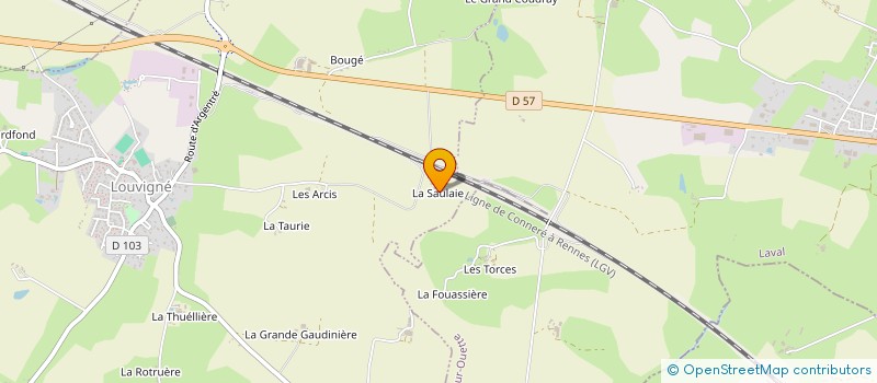 localisation de l'entreprise ASS FAMILIALE RURALE SOULGE SUR OUETTE  SOULGE-SUR-OUETTE