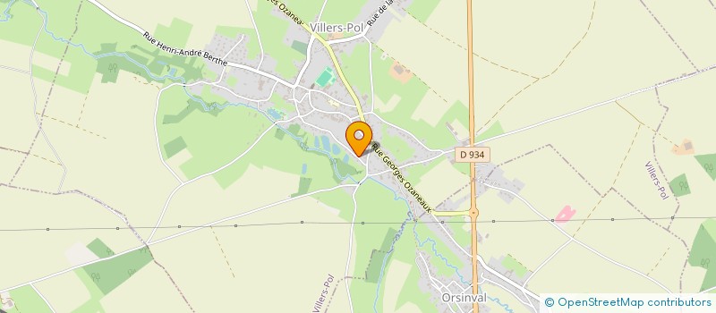 localisation de l'entreprise ASS FAMILIALE RURALE VILLERS POL  VILLERS-POL