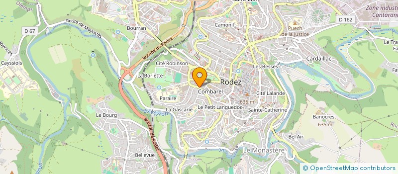 localisation de l'entreprise ASS FAMILIALE ST COME D'OLT à RODEZ