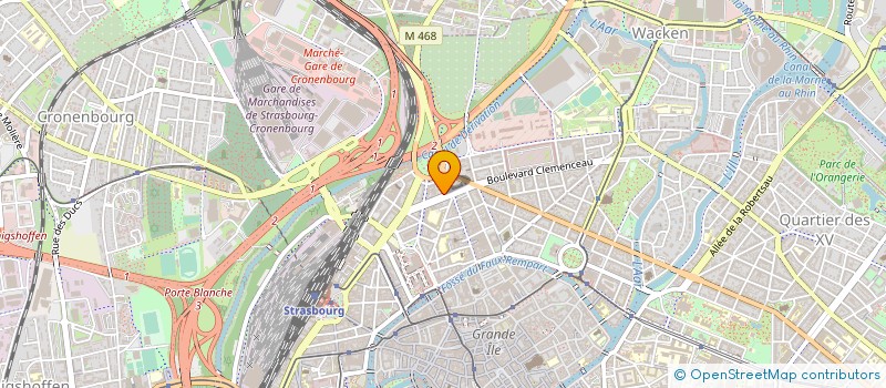 localisation de l'entreprise ASS FAMILIALE TRAVAILLEURS CHRETIENS à STRASBOURG