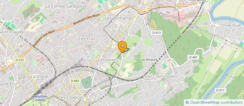 localisation de l'entreprise ASS FAMILIALE VACANCE POPULAIR à BESANCON