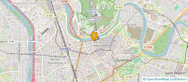 localisation de l'entreprise ASS FAMILIALES CATHOLIQUES à GRENOBLE