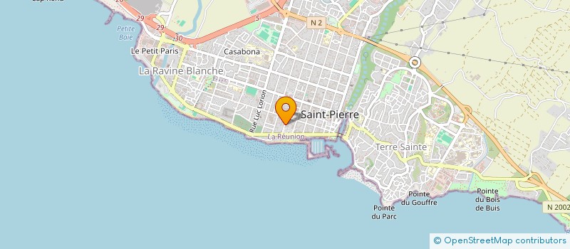 localisation de l'entreprise ASS FAMILIALES ST PIERRE à SAINT-PIERRE