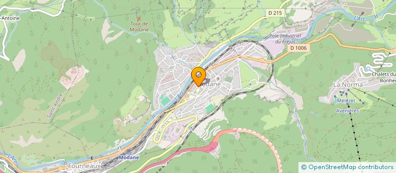 localisation de l'entreprise ASS FAMILLE D'ENTRAIDE à MODANE
