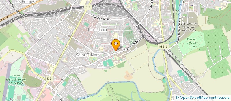 localisation de l'entreprise ASS FAMILLE LORRAINE MONTIGNY  MONTIGNY-LES-METZ