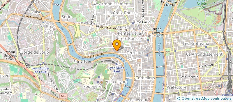 localisation de l'entreprise ASS FAMILLE QUART ST VINCENT à LYON