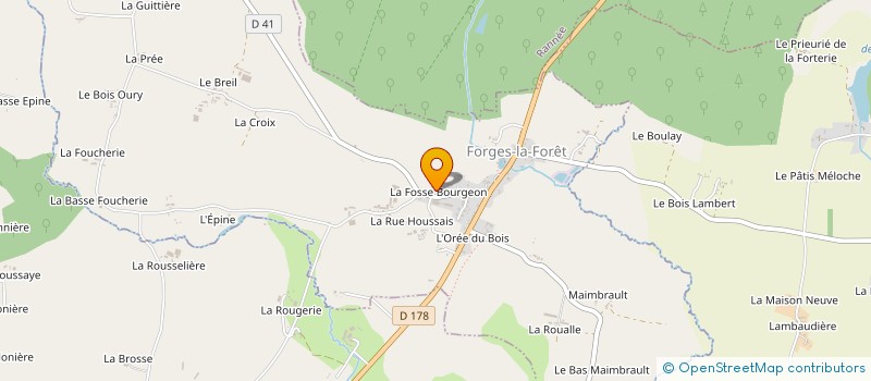 localisation de l'entreprise ASS FAMILLE RURALE SYND EANCE  EANCE