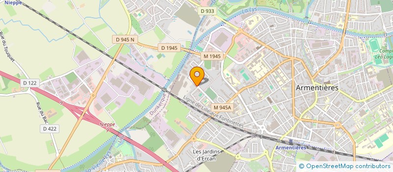 localisation de l'entreprise ASS FAMILLES ACCUEIL ADULTES HANDIC MENT à ARMENTIERES