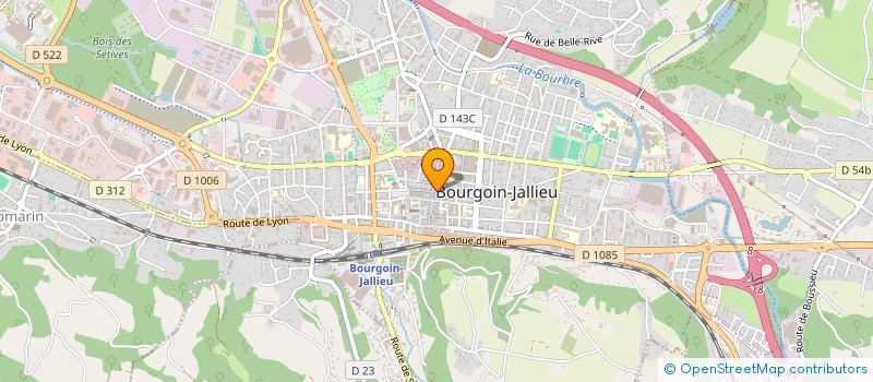 localisation de l'entreprise ASS FAMILLES BOURGOIN JALLIEU  BOURGOIN-JALLIEU