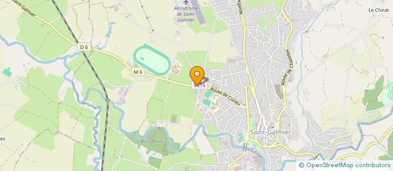 localisation de l'entreprise ASS FAMILLES CANTON ST GALMIER  SAINT-GALMIER