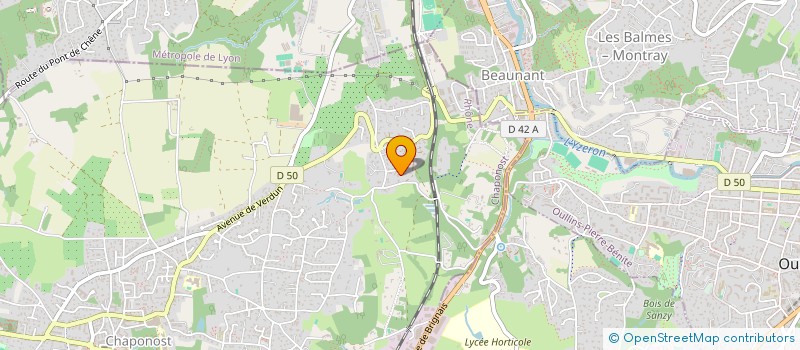 localisation de l'entreprise ASS FAMILLES DE CHAPONOST  CHAPONOST