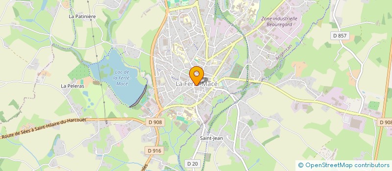 localisation de l'entreprise ASS FAMILLES DE LA FERTE MACE à LA FERTE MACE