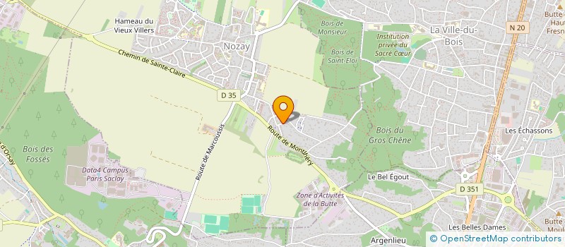 localisation de l'entreprise ASS FAMILLES DE NOZAY  NOZAY