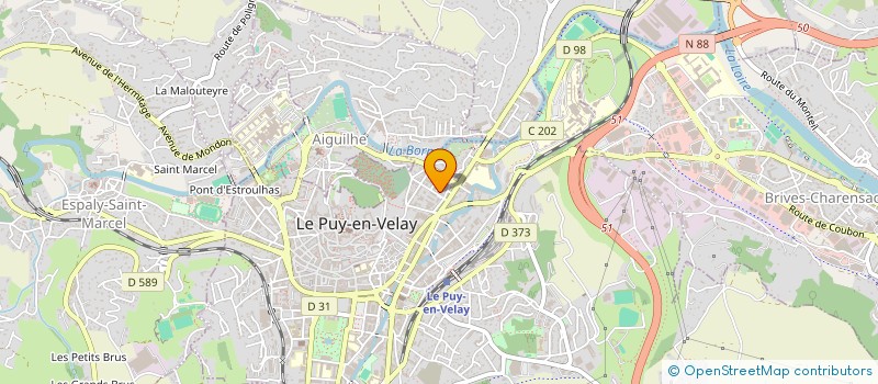 localisation de l'entreprise ASS FAMILLES DES COMMUNES DU VELAY à LE PUY-EN-VELAY