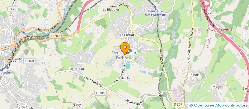 localisation de l'entreprise ASS FAMILLES FLEURIEUX SUR L ARBRESLE à FLEURIEUX SUR L'ARBRESLE