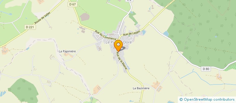 localisation de l'entreprise ASS. FAMILLES RURALES à MAUGES-SUR-LOIRE