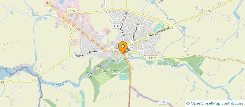 localisation de l'entreprise ASS FAMILLES RURALES à LA PLAINE