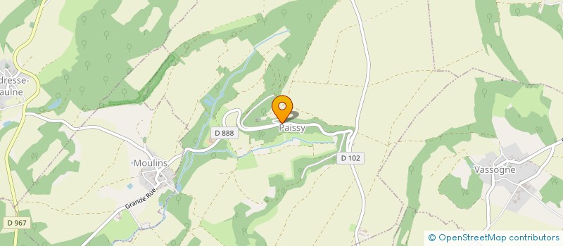 localisation de l'entreprise ASS FAMILLES RURALES DE BOURG ET COMIN  BOURG-ET-COMIN