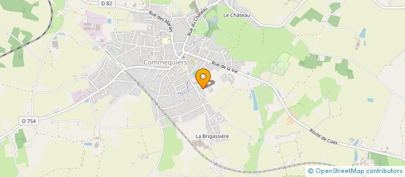 localisation de l'entreprise ASS FAMILLES RURALES DE COMMEQUIERS à COMMEQUIERS
