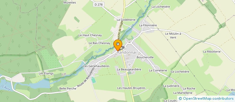localisation de l'entreprise ASS FAMILLES RURALES PAYS TOUROUVRE à TOUROUVRE AU PERCHE