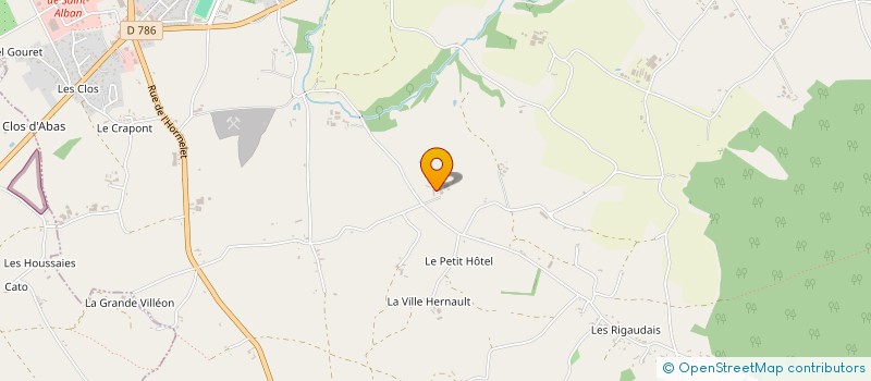 localisation de l'entreprise ASS FAMILLES RURALES ST ALBAN à SAINT-ALBAN