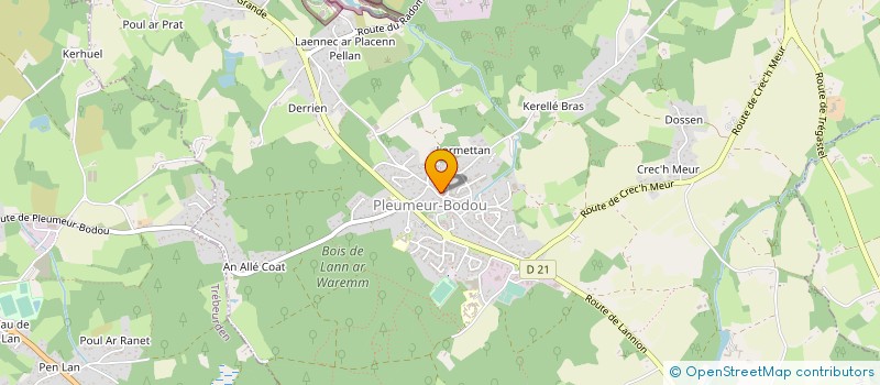 localisation de l'entreprise ASS FANFARE DE PLEUMEUR BODOU  PLEUMEUR-BODOU
