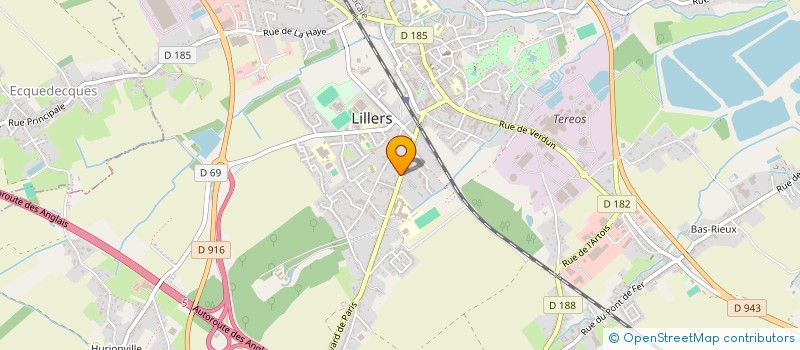 localisation de l'entreprise ASS FAUBOURG DU ROCK à LILLERS