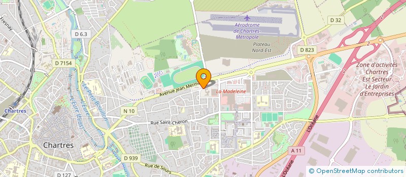 localisation de l'entreprise ASS FAVORISER EMPLOI DS CNES EURE LOIR à CHARTRES