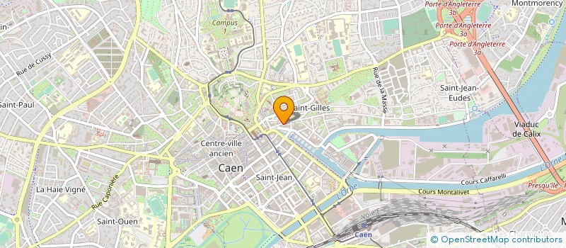 localisation de l'entreprise ASS  FCPE à CAEN