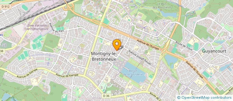 localisation de l'entreprise ASS  FCPE à MONTIGNY-LE-BRETONNEUX