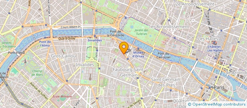 localisation de l'entreprise ASS  FCSAD  PARIS