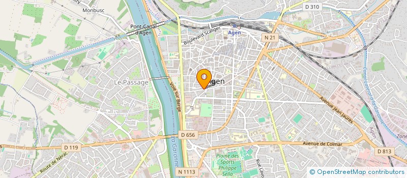 localisation de l'entreprise ASS  FED DEP AIDE DOMICILE MILIEU RURAL  AGEN