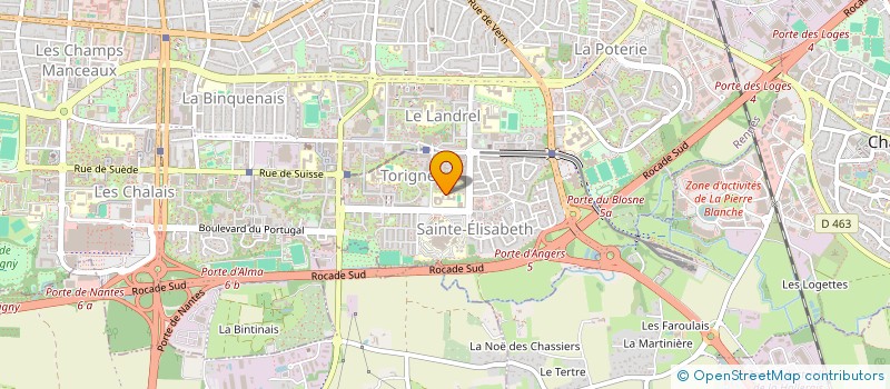 localisation de l'entreprise ASS FED REGION CENTRE SOCIAUX BRETAGNE à RENNES