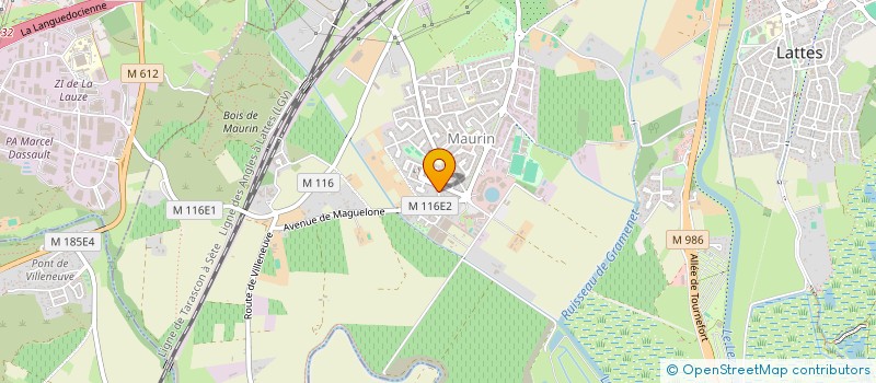 localisation de l'entreprise ASS FED SYNDICATS VIN DE TABLE à LATTES