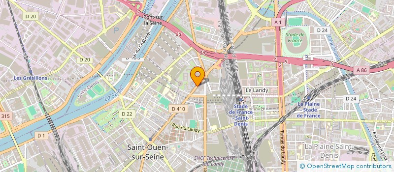 localisation de l'entreprise ASS FEDE NAT ELECT & GAZIERS SECOURS PO à SAINT-DENIS
