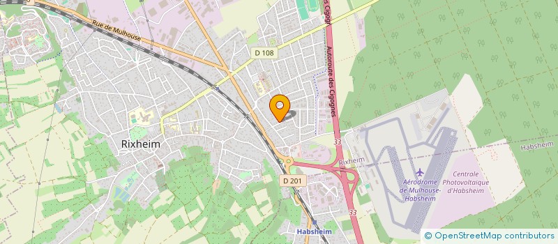 localisation de l'entreprise ASS FEDER EVANGELIQUE PAROLE VIVANTE  RIXHEIM