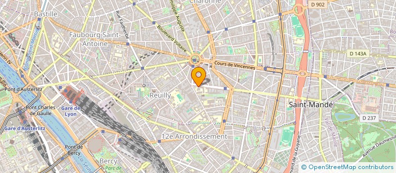 localisation de l'entreprise ASS FEDER FRANCAISE DES BOIS TROPICAUX à PARIS