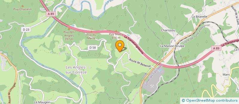 localisation de l'entreprise ASS  FEDER GROUP DEF ENNEMIS CULTURES  TULLE