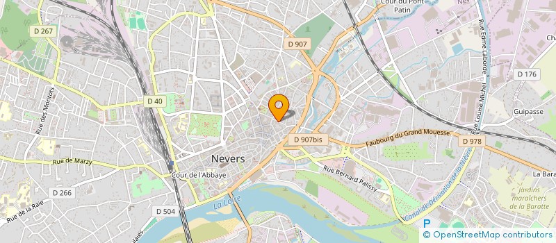 localisation de l'entreprise ASS FEDERAT DES ANCIENS DU MAQUIS MARIA à NEVERS