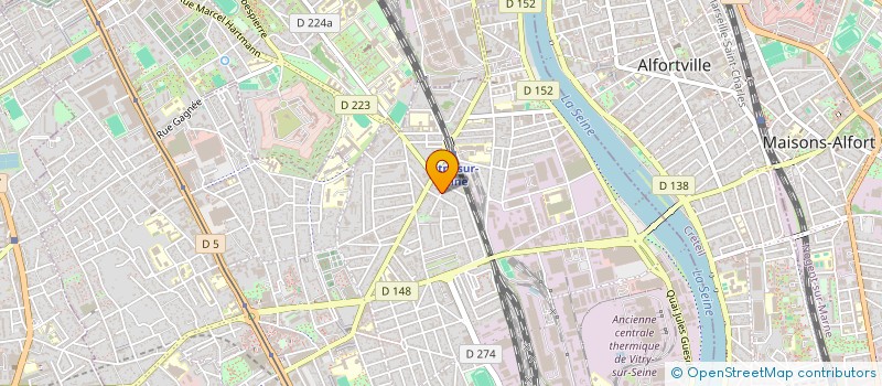 localisation de l'entreprise ASS  FEDERAT NATION DES ANCIENS DES FFA à VITRY-SUR-SEINE