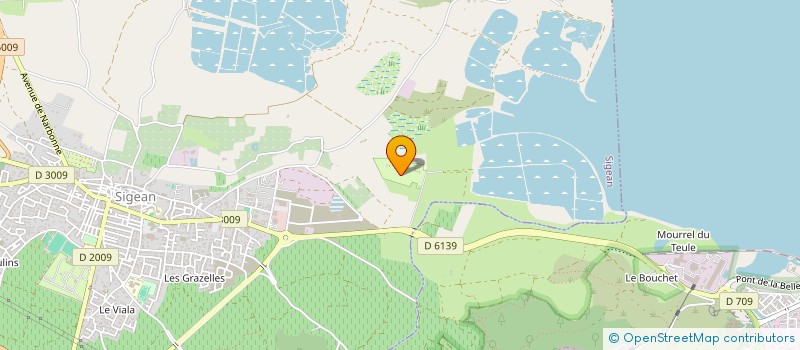 localisation de l'entreprise ASS FEDERATION GPTS SOCIAUX DES PTT à SIGEAN