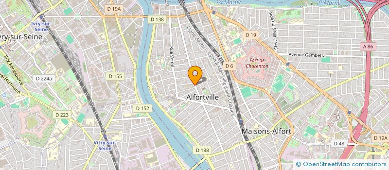 localisation de l'entreprise ASS  FEDERATION NAT ANCIENS D A.F.N à ALFORTVILLE