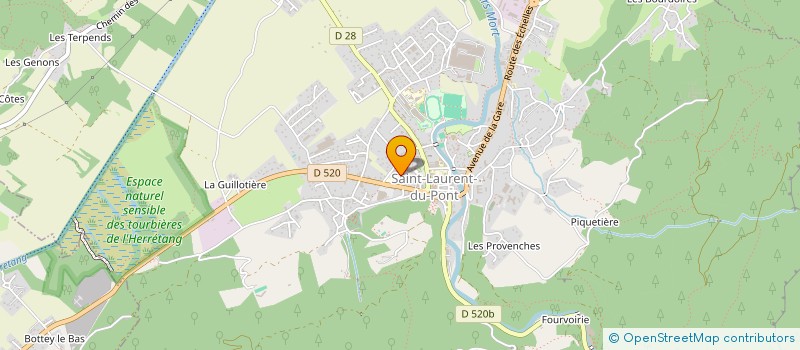 localisation de l'entreprise ASS FEES ET LUTINS à SAINT-PIERRE-DE-CHARTREUSE