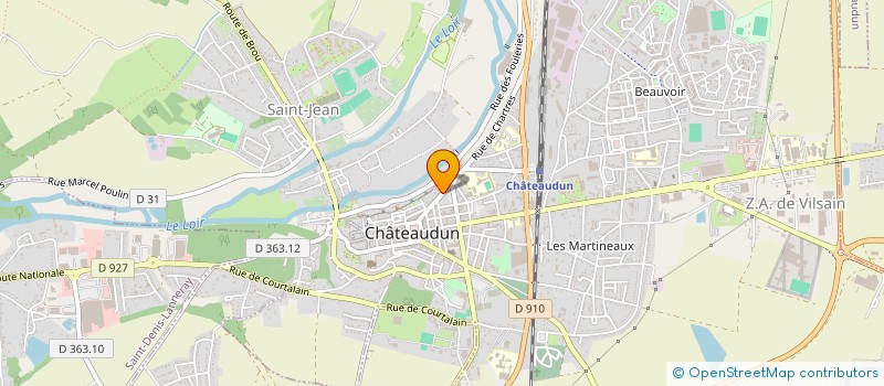 localisation de l'entreprise ASS FEMINNINE DEVELOP AGRIC RURAL à CHATEAUDUN