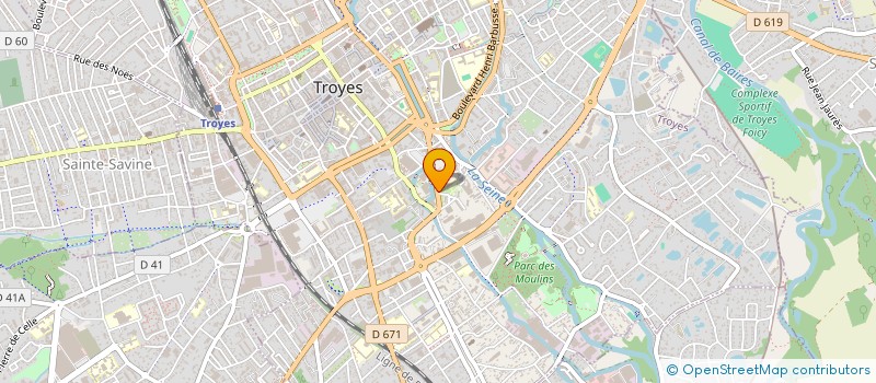 localisation de l'entreprise ASS FEMME ACCUEIL à TROYES