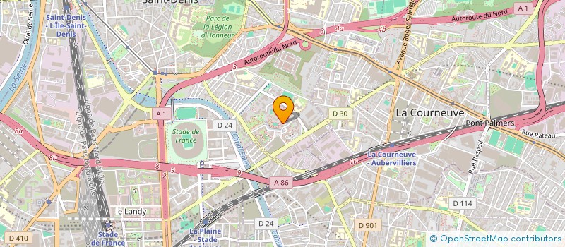 localisation de l'entreprise ASS FEMMES DES FRANCS MOISINS à SAINT-DENIS