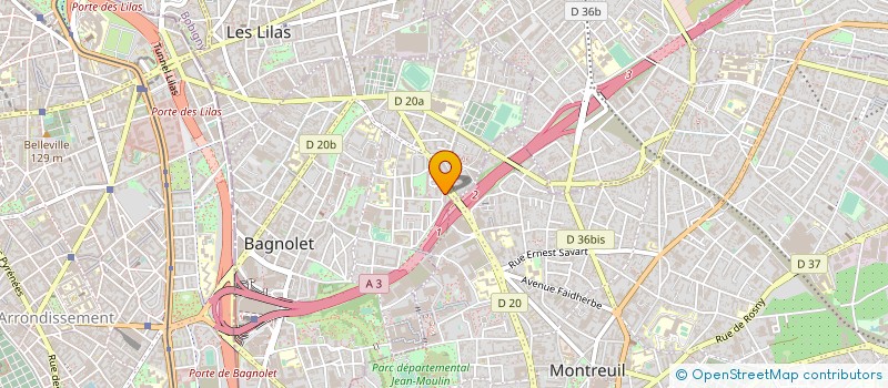 localisation de l'entreprise ASS FEMMES ICONI PARIS MASJISSA NDJEMA à BAGNOLET