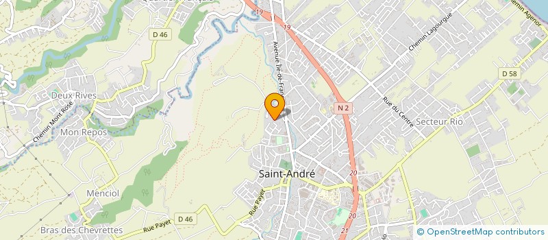 localisation de l'entreprise ASS FEMMES SOLID'AIR à SAINT-ANDRE