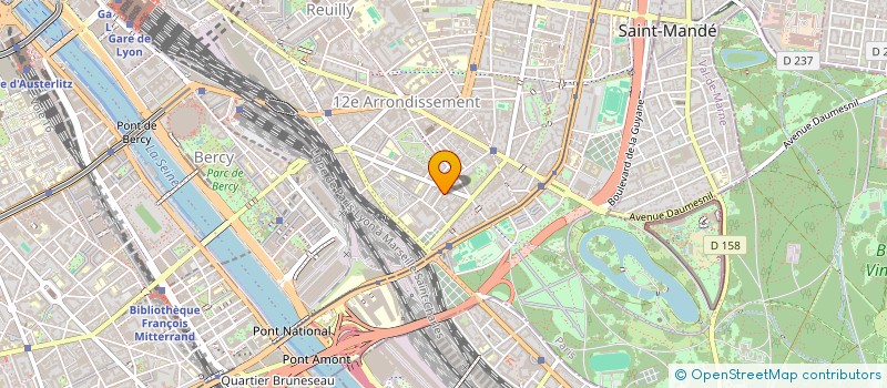 localisation de l'entreprise ASS FENETRE SUR COUR  PARIS